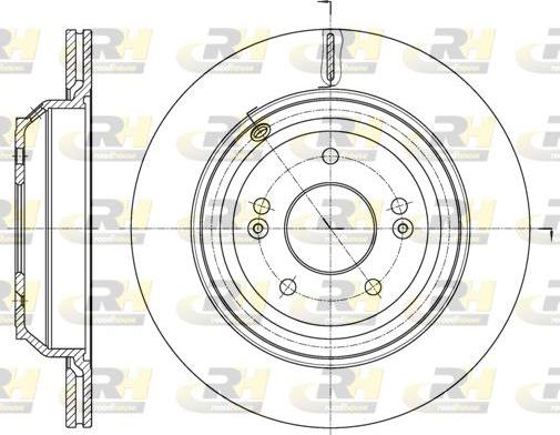 Roadhouse 62068.10 - Тормозной диск autospares.lv