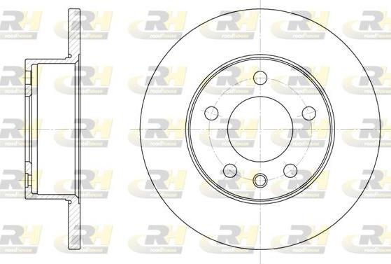 Roadhouse 6201.00 - Тормозной диск autospares.lv