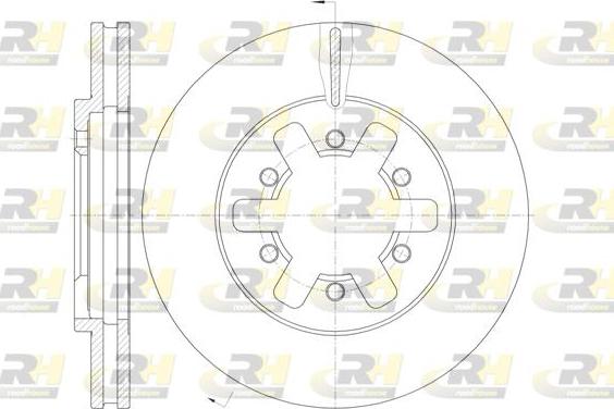 Roadhouse 62089.10 - Тормозной диск autospares.lv