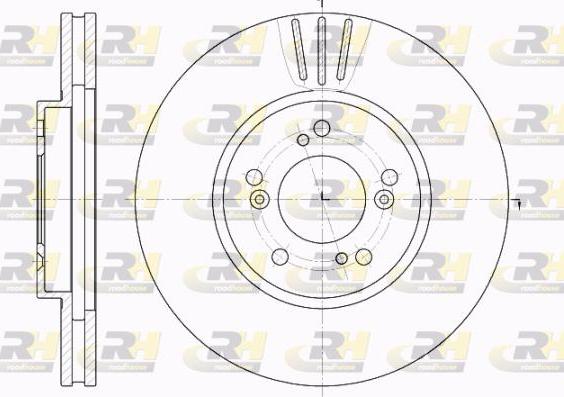 Roadhouse 62031.10 - Тормозной диск autospares.lv