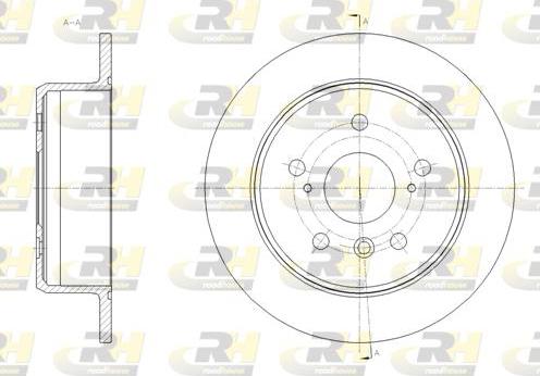 Roadhouse 62033.00 - Тормозной диск autospares.lv