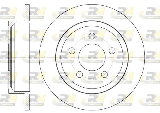 Roadhouse 62029.00 - Тормозной диск autospares.lv