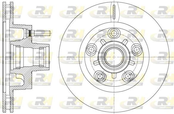 Roadhouse 62020.10 - Тормозной диск autospares.lv