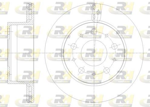 Roadhouse 62109.10 - Тормозной диск autospares.lv