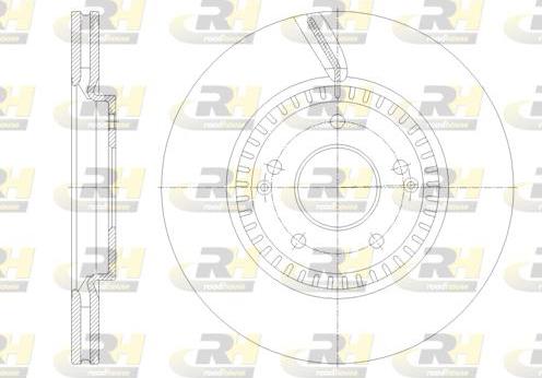 Roadhouse 62115.10 - Тормозной диск autospares.lv