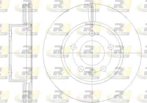 Roadhouse 62117.10 - Тормозной диск autospares.lv