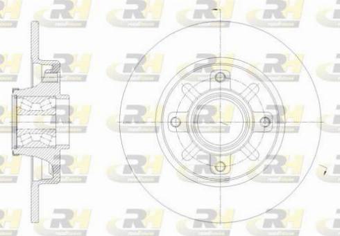 Roadhouse 62137.00 - Тормозной диск autospares.lv