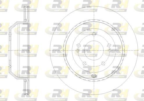 Roadhouse 62123.10 - Тормозной диск autospares.lv