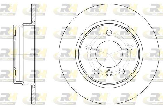 Roadhouse 6284.00 - Тормозной диск autospares.lv