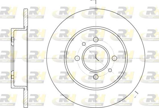 Roadhouse 6239.00 - Тормозной диск autospares.lv