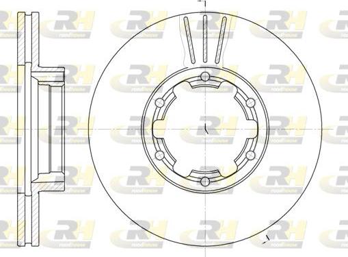 Roadhouse 6234.10 - Тормозной диск autospares.lv