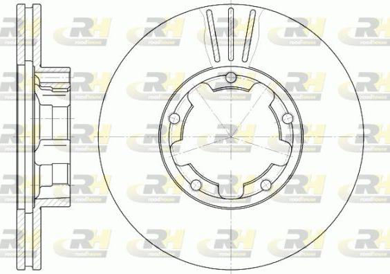 Roadhouse 6234.11 - Тормозной диск autospares.lv