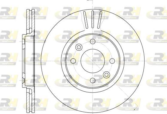 Roadhouse 6236.10 - Тормозной диск autospares.lv