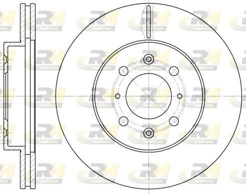 Roadhouse 6224.10 - Тормозной диск autospares.lv