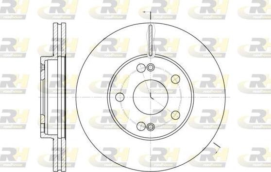 Roadhouse 6227.11 - Тормозной диск autospares.lv