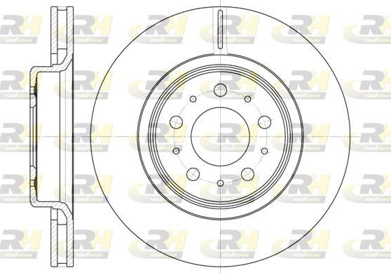 Roadhouse 6795.10 - Тормозной диск autospares.lv