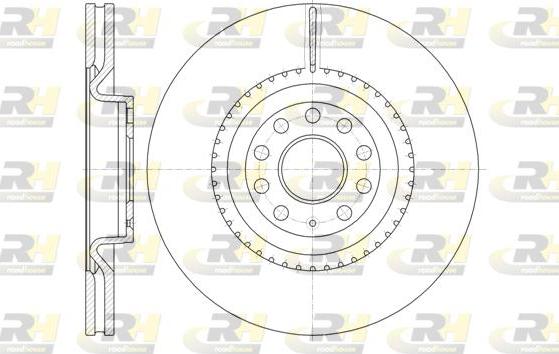 Roadhouse 6791.10 - Тормозной диск autospares.lv