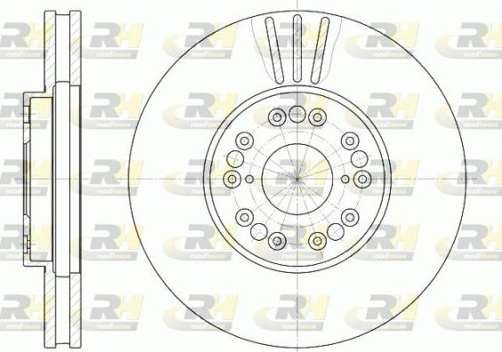 Roadhouse 6793.10 - Тормозной диск autospares.lv