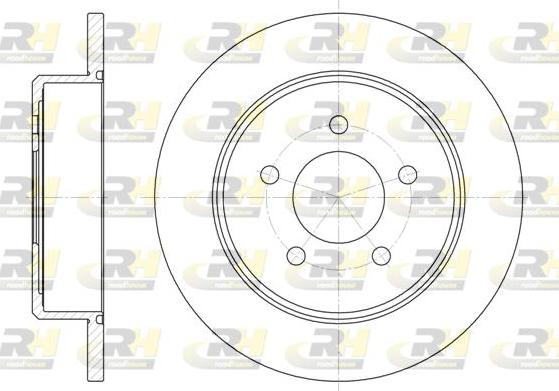 Roadhouse 6746.00 - Тормозной диск autospares.lv