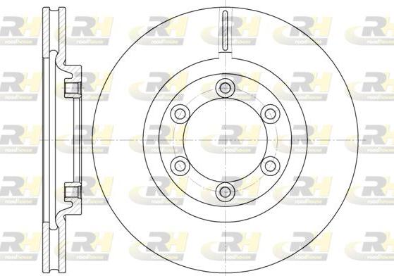 Roadhouse 6754.10 - Тормозной диск autospares.lv