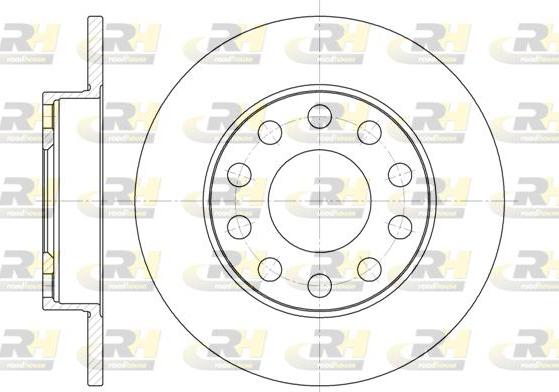 Roadhouse 6753.00 - Тормозной диск autospares.lv