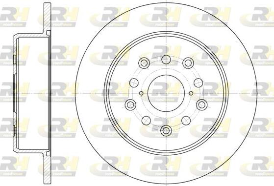 Roadhouse 6752.00 - Тормозной диск autospares.lv