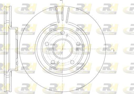 Roadhouse 6763.10 - Тормозной диск autospares.lv