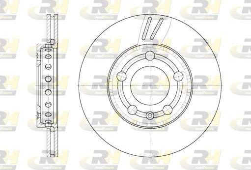 Roadhouse 6709.10 - Тормозной диск autospares.lv