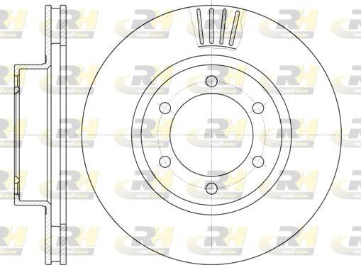 Roadhouse 6706.10 - Тормозной диск autospares.lv