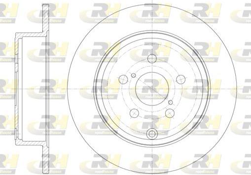 Roadhouse 6700.00 - Тормозной диск autospares.lv