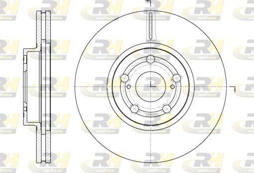 Roadhouse 6701.10 - Тормозной диск autospares.lv