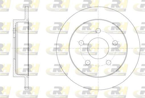 Roadhouse 6719.00 - Тормозной диск autospares.lv