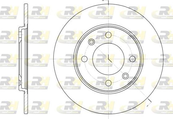 Roadhouse 6714.00 - Тормозной диск autospares.lv