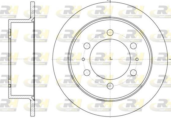 Roadhouse 6784.00 - Тормозной диск autospares.lv