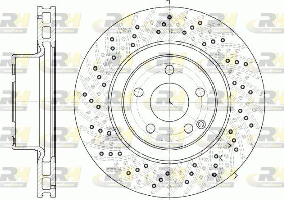 Roadhouse 6780.10 - Тормозной диск autospares.lv