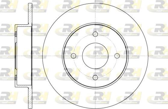 Roadhouse 6788.00 - Тормозной диск autospares.lv