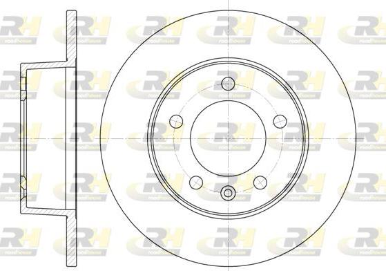 Roadhouse 6735.00 - Тормозной диск autospares.lv