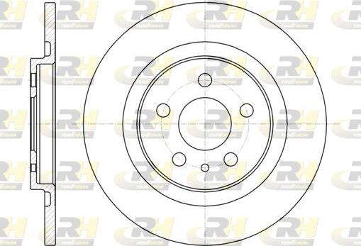 Roadhouse 6736.00 - Тормозной диск autospares.lv