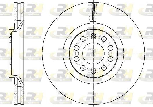 Roadhouse 6730.10 - Тормозной диск autospares.lv