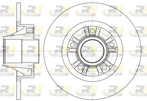 Roadhouse 6733.00 - Тормозной диск autospares.lv