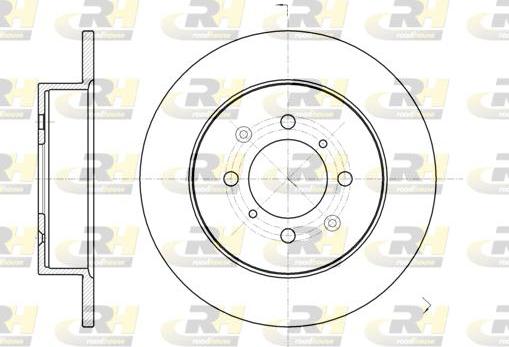 Roadhouse 6732.00 - Тормозной диск autospares.lv