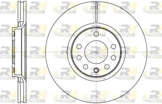 Roadhouse 6729.10 - Тормозной диск autospares.lv