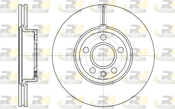 Roadhouse 6728.10 - Тормозной диск autospares.lv