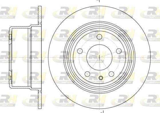 Roadhouse 6779.00 - Тормозной диск autospares.lv