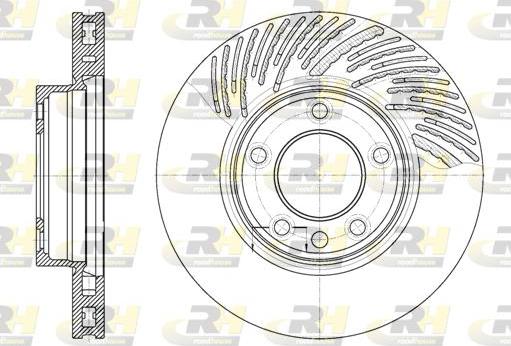 Roadhouse 6773.11 - Тормозной диск autospares.lv