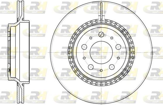 Roadhouse 6777.10 - Тормозной диск autospares.lv