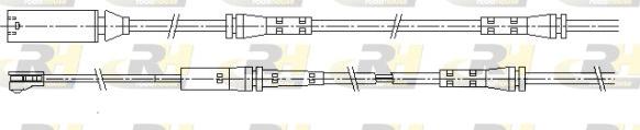 Roadhouse 001206 - Сигнализатор, износ тормозных колодок autospares.lv