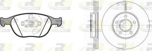 Roadhouse 8984.00 - Дисковый тормозной механизм, комплект autospares.lv