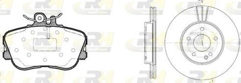 Roadhouse 8445.01 - Дисковый тормозной механизм, комплект autospares.lv