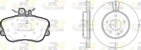 Roadhouse 8445.02 - Дисковый тормозной механизм, комплект autospares.lv